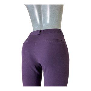 Banana Republic 'Sloan Fit' Womens Dress Pants Tag 8 Purple W32xL26 Stretch Crop